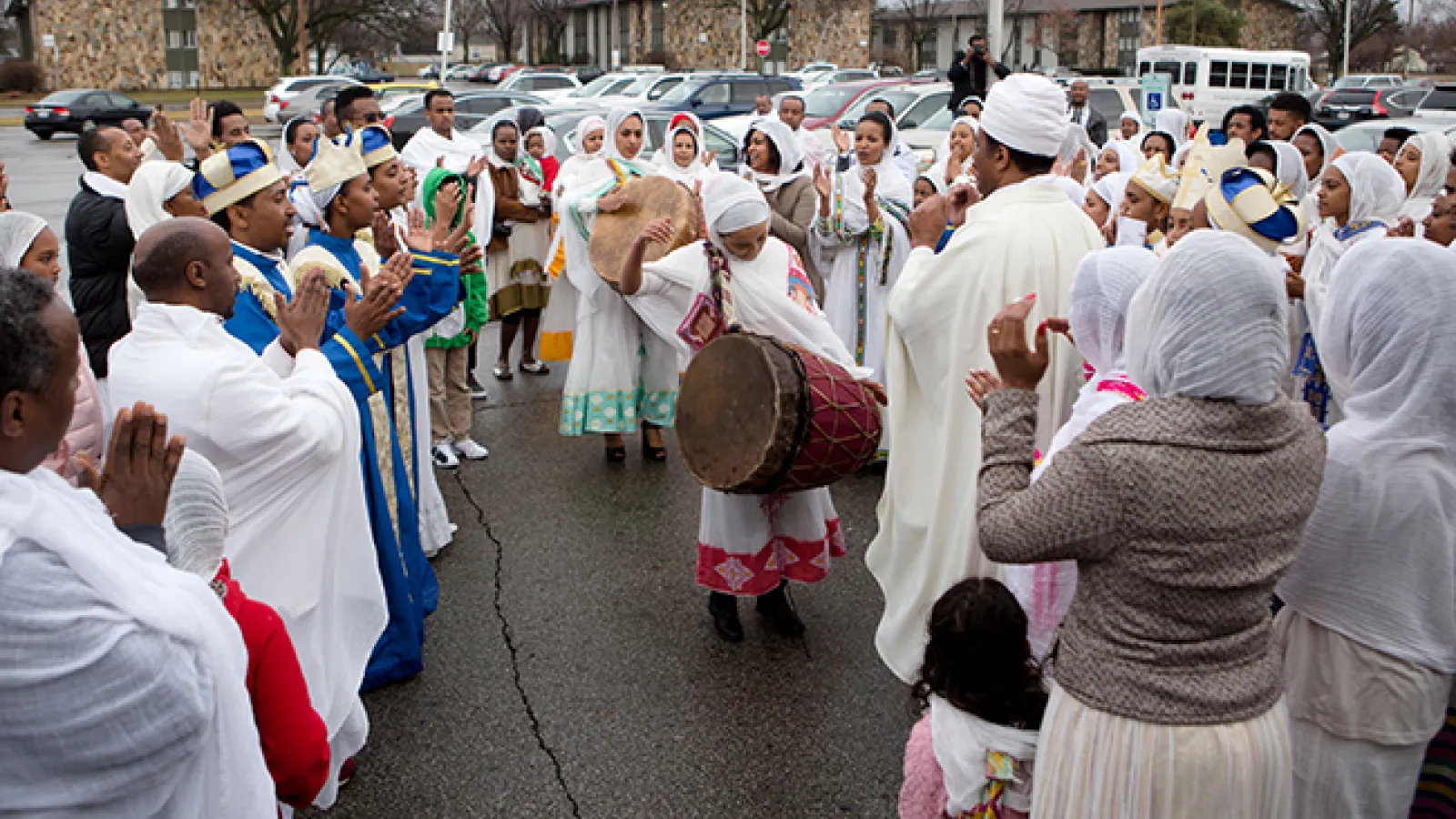 Ethiopian Orthodox Christian Timiket celebration in Columbus. Photo courtesy Lauren Pond.